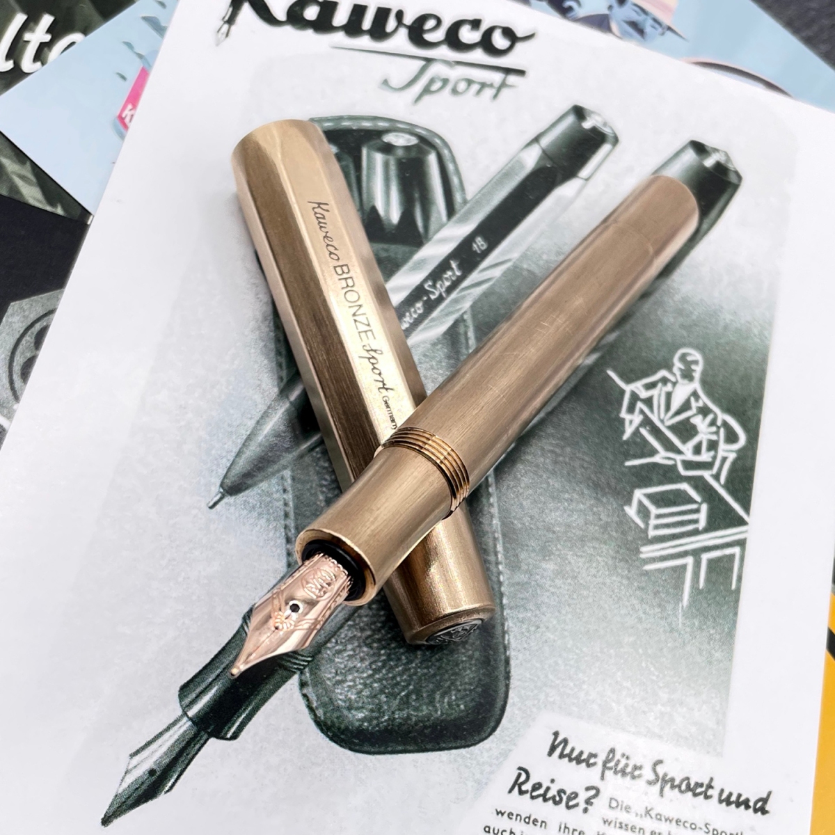 Kaweco Brass Sport Fountain Pen Review-9 –  – Fountain